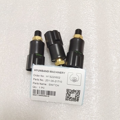 Excavator Parts Pressure Switch 20Y-06-21710 20Y0621710 For PC200-6