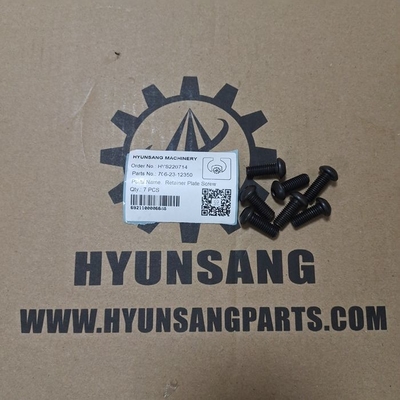 Retainner Plate Screw 706-23-12350 708-23-12350 Komatsu Excavator Parts For PC400LC-7L