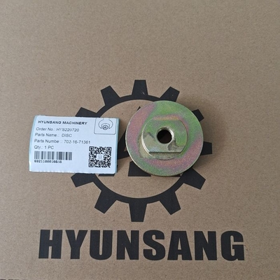 Disc 702-16-71361 7021671361 Excavator Spare Parts For PC100-6 PC120-6 PC130-6