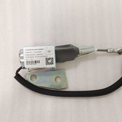 Stop Solenoid 3991168 SA-4941-24 3964628 Excavator Parts For R130 R130-5
