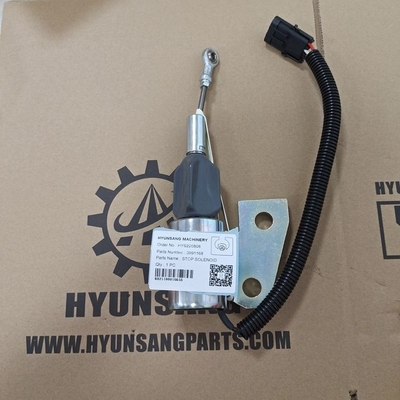 Stop Solenoid 3991168 SA-4941-24 3964628 Hyundai Excavator Parts For R130 R130-5