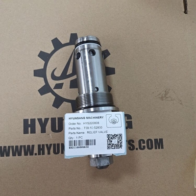 Relief Valve 709-10-52800 709-80-52800 709-10-57800 Excavator Engine Parts For Wa470-3 PC120-5