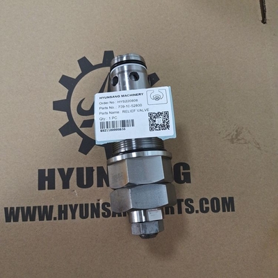 Relief Valve 709-10-52800 709-80-52800 709-10-57800 Excavator Engine Parts For Wa470-3 PC120-5