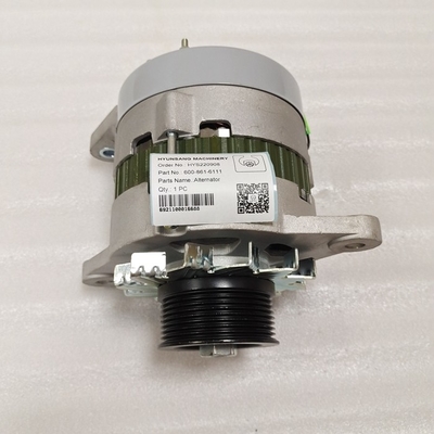 Excavator Engine Parts 600-861-6111 6008616111 600-861-6110 6008616110 Alternator For WA380