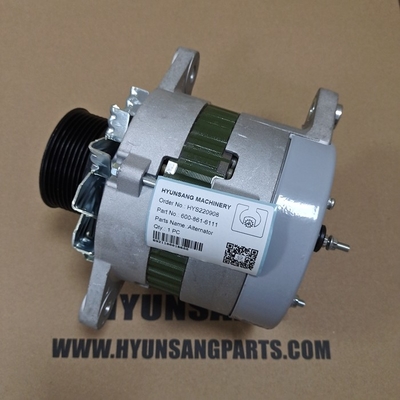 Excavator Engine Parts 600-861-6111 6008616111 600-861-6110 6008616110 Alternator For WA380