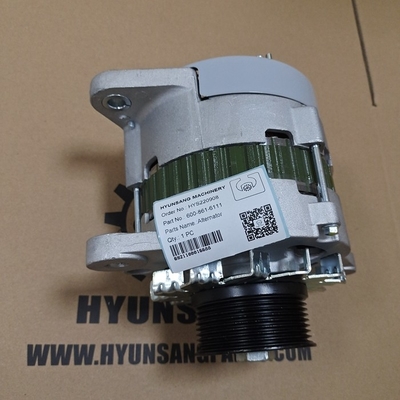 Excavator Engine Parts 600-861-6111 6008616111 600-861-6110 6008616110 Alternator For WA380