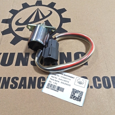 Excavator Electrical Parts Stop Solenoid XJAU-00572 For R80-7