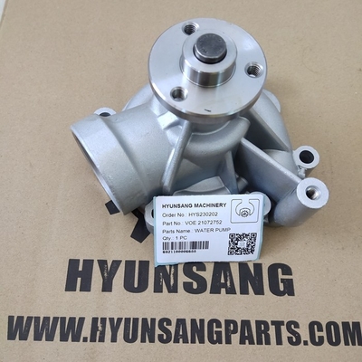 Wheel Loader Water Pump VOE 21072752 VOE21072752 For L50E L60E L60F L70E L70F