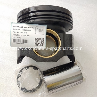 Piston 3687816 Excavator Engine Parts With Piston Pin Snap Ring For C18 Engine Spare Parts