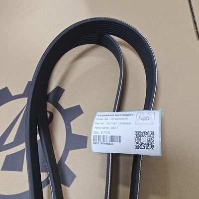 Hyunsang Engine Fan Belt 3911581 V Ribbed Belt For Construction Machines