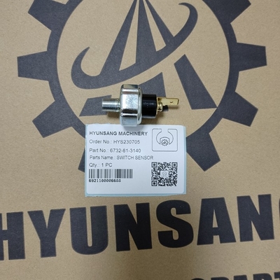 Hyunsang Parts Switch Sensor 6732-81-3140 6732-81-3141 Tractor Parts For 4D102E PC200 PC220 S4D102E S6D102E