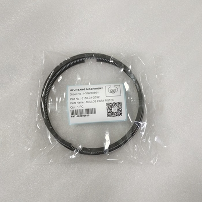 Hyunsang Parts Piston Ring Assy 6150-31-2032 6150-32-2030 6150-31-2033 6150-31-2031 6150-32-2210 For 6D125