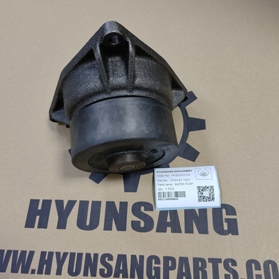 Hyunsang Parts Water Pump 6743-61-1531 6741-61-1530 6742-01-5040 6743-61-1530 6741611501 CU3913430 For SA6D114E SAA6D114