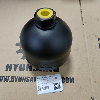 Hyunsang Accumulator Excavator Spare Parts 81L1-0003 For Hyundai R130W3 R170W3 R200W3 R140W7