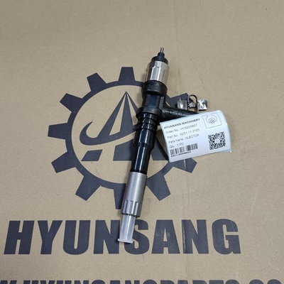 Excavator PC400 PC450 Parts Fuel Injector 6251-11-3100 6251113100 For Engine SAA6D125E
