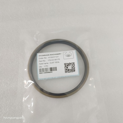 Hyunsang Excavator Spare Parts Dust Seal 176-63-56170 1766356170 For WA250PZ WA320PT WA350