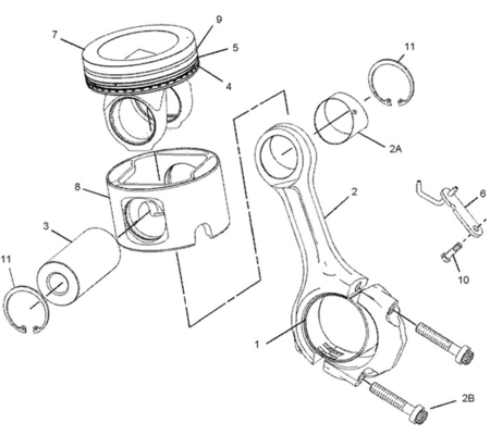 Excavator Engine Piston Ring 197-9392 1979392 178-6545 1786545 For 330D 336D