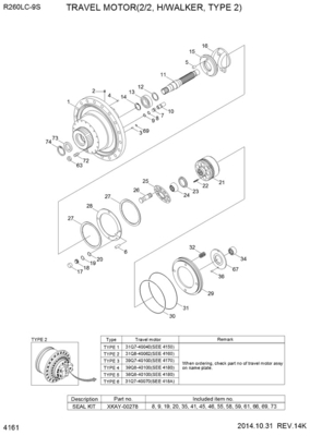 Excavator Parts Friction Plate XKAY-00228 For R260LC-9S R300LC9S