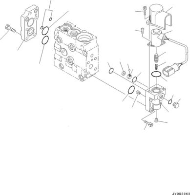 Bulldozer Parts Solenoid 702-21-56241 7022156241 for D65PX D65WX D85EX