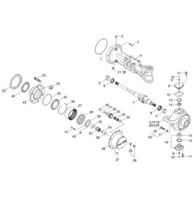 Hyunsang Spare Parts Pivot Pin ZTAM-01057 ZTAM-01049 For R55W-9S