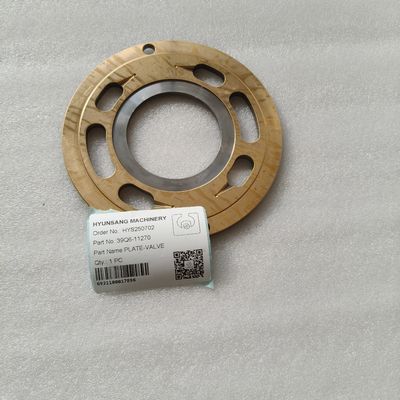 Excavator Pump Parts Valve Plate 39Q6-11270 For HX160L, HX180L, HX220L, HX220NL