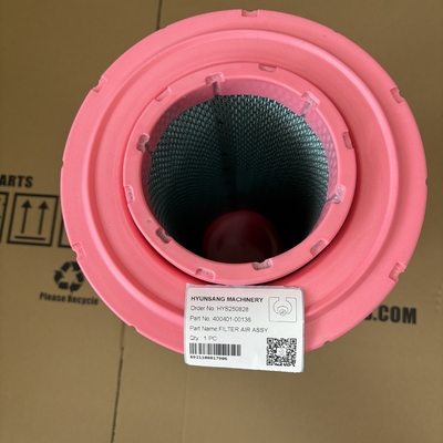 400401-00136 Air Filter Assy Parts for Doosan Wheel Loader