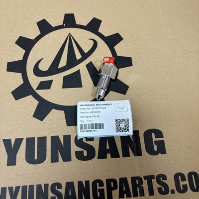 Hyunsang Excavator Parts Valve 4293255 For 190E 75C 75D 75G 80C 85D 85G