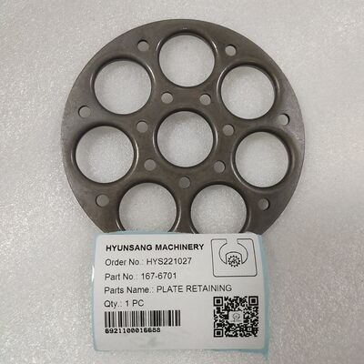 Excavator Pump Parts Retaining Plate 167-6701 1676701 for E324D E325B