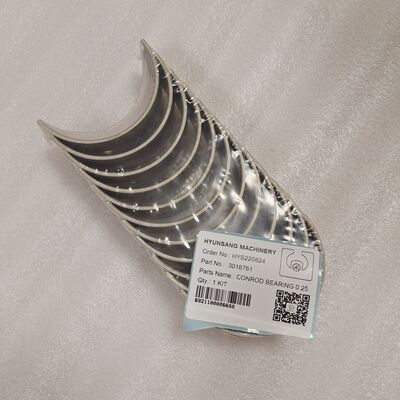 Hyunsang Engine Parts 0.25 Conrod Bearing 3016761 for R450LC7 R500LC7