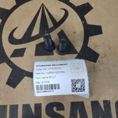Hyunsang Machinery Parts 108R010Z016N Bolt For CX210 CX160B CX240