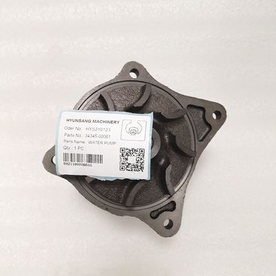 Hydraulic Spare Parts Water Pump 34345-00061 21Q4-00061 21Q4-00060 For Hyundai Excavator