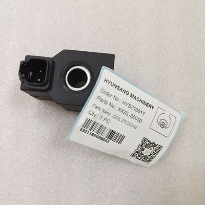 Coil 27VDC21W XKAL-00050 39Q6-42130 11N6-90850 Excavator Parts Fits HX520L R125LCR-9A