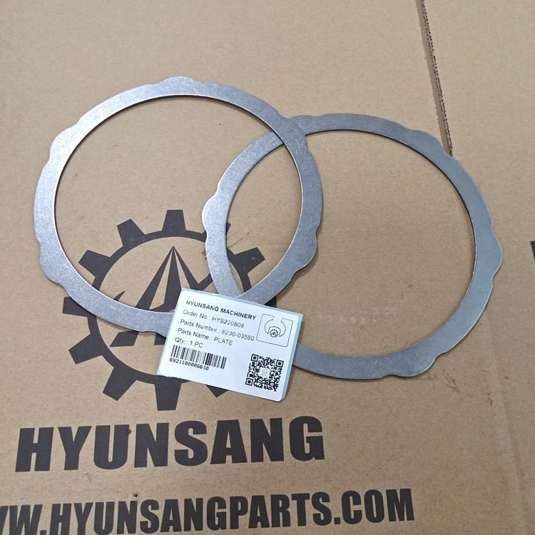 Plate 8230-03560 8230-21670 8230-21670 Excavator Engine Parts For ...