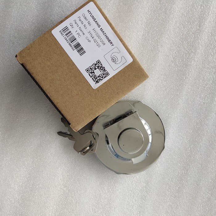 Hyundai Genuine Locking Fuel Cap With Keys - Fits Hyundai Excavator (31N4-02120)