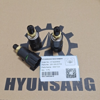 Excavator Parts Pressure Switch 20Y-06-21710 20Y0621710 For PC200-6