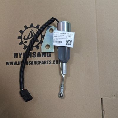 Excavator Engine Parts Solenoid Stop 24V 3991168 3964628 For R130 R130-5 EC140