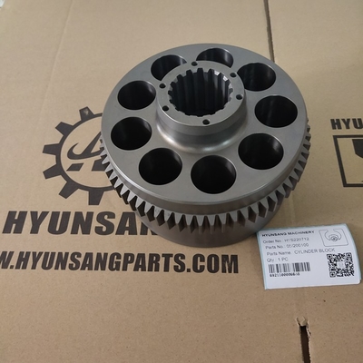 Hyunsang Excavator Gear Parts Hydraulic Cylinder Block 05/200100 For JS330