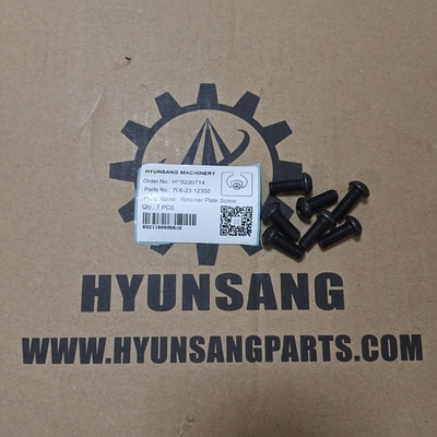 Excavator Hydraulic Parts Retainer Plate Screw 706-23-12350 7062312350 For PC400LC