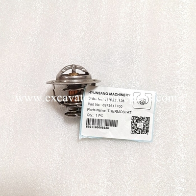 Thermostat 8973617700  8-97361-770-0 Excavator Engine Parts For 4JG1 4JB1 ZAX60 ZAX70 ZX85