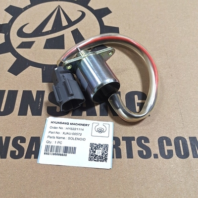 Excavator Electrical Parts Stop Solenoid XJAU-00572 For R80-7