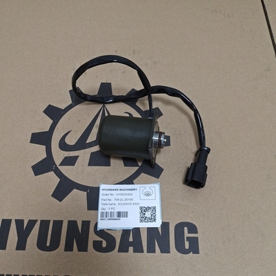 Excavator Parts Solenoid Assy 708-2L-25190 7082L25190 For PC600 PC650 PC750 PC750SE