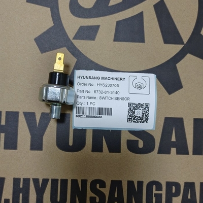 Hyunsang Parts Switch Sensor 6732-81-3140 6732-81-3141 Tractor Parts For 4D102E PC200 PC220 S4D102E S6D102E