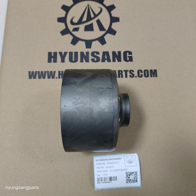 Hyunsang Excavator Spare Parts Cylinder Block A10V71 A10V45 A10V16
