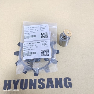 Hyunsang Piston 708-1W-44110 7081W44110 And Spring 708-3T-14120 7083T14120 For WA380