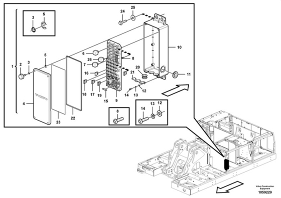 Excavator Printed Circuit Board VOE14604587 VOE 14604587 For EC340D EC380D