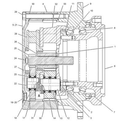 Sun Gear 6I6583 6I-6583 526-0043 5260043 For Excavator E315C E318C E319C