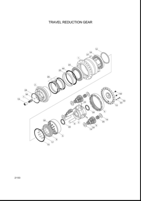 Excavator Parts Coupling 107589 112566 113710 113783 For R210LC-3