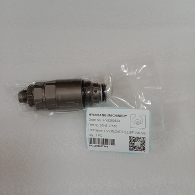 Hyunsang Excavator Parts Overlord Relief Valve 31N6-17510 for Hyundai R210LC-7 R220-7 Excavators