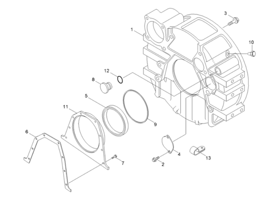 Excavator Engine Parts Crankshaft Oil Seal 3933262 for R140LC-7 R140LC-9S