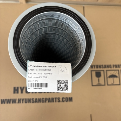 Excavator Parts Filter VOE14509379 for Volvo Excavator EC135B EC140B EC160B EC180B